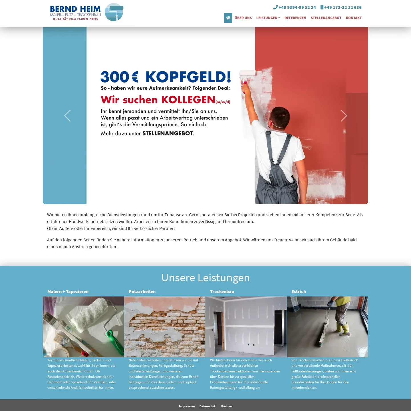 berndheim.de – Ansicht Desktop