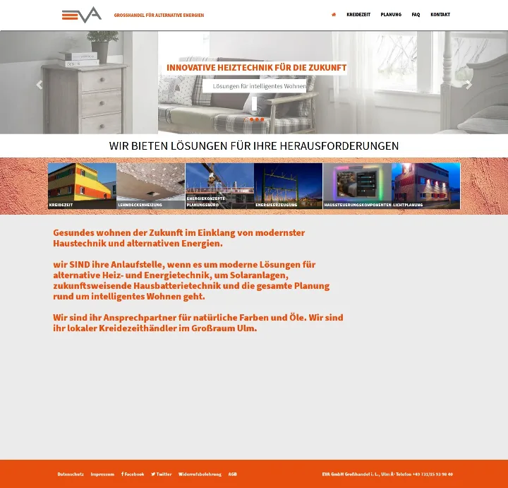 eva-ulm.de – Ansicht Desktop