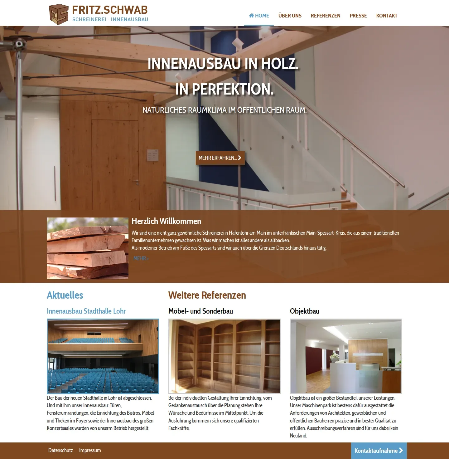 fritzschwab.de – Ansicht Desktop
