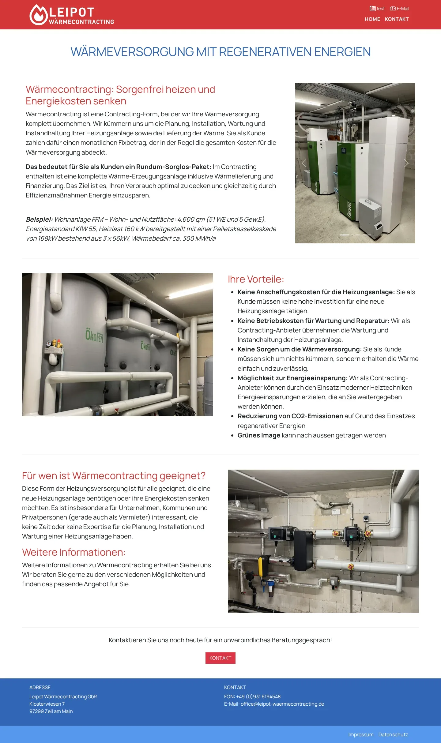 leipot-waermecontracting.de – Ansicht Desktop