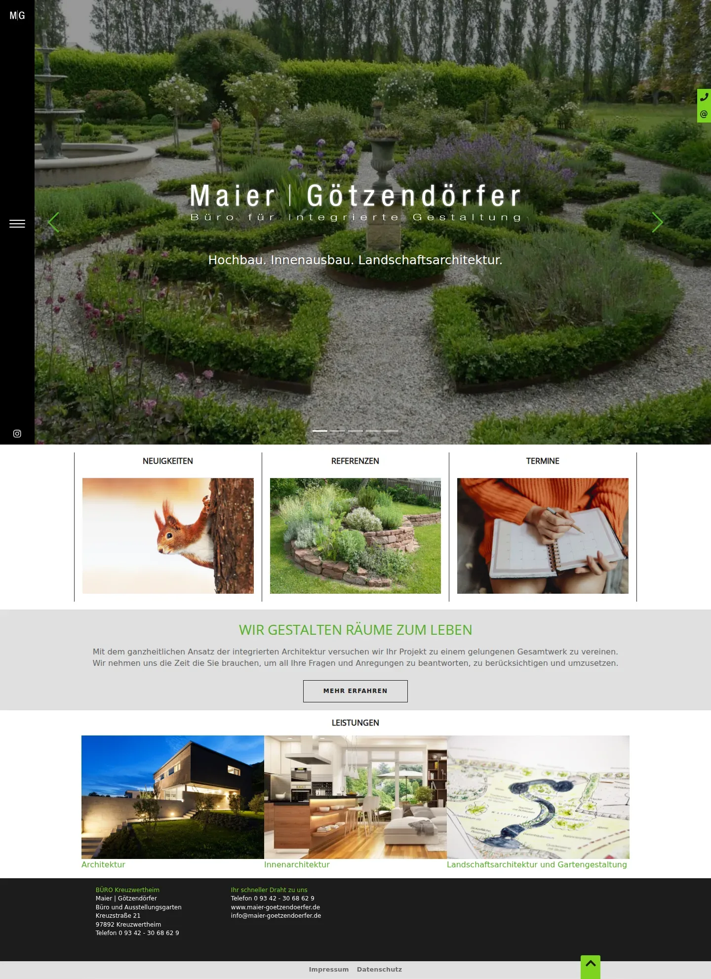maier-goetzendoerfer.com – Ansicht Desktop
