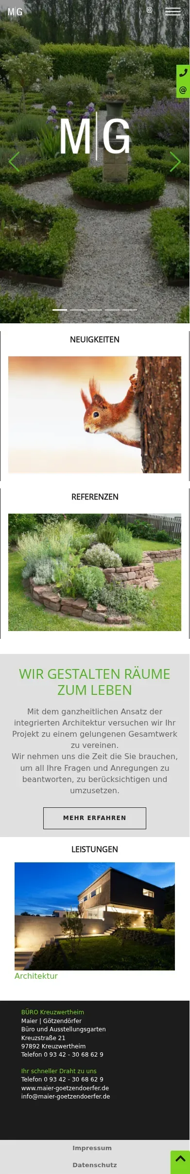 maier-goetzendoerfer.com – Ansicht Mobil